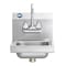 Amgood 12 in. x 16 in. Stainless Steel Hand Sink with Faucet HAND-SINK HS-12 - alternate 2